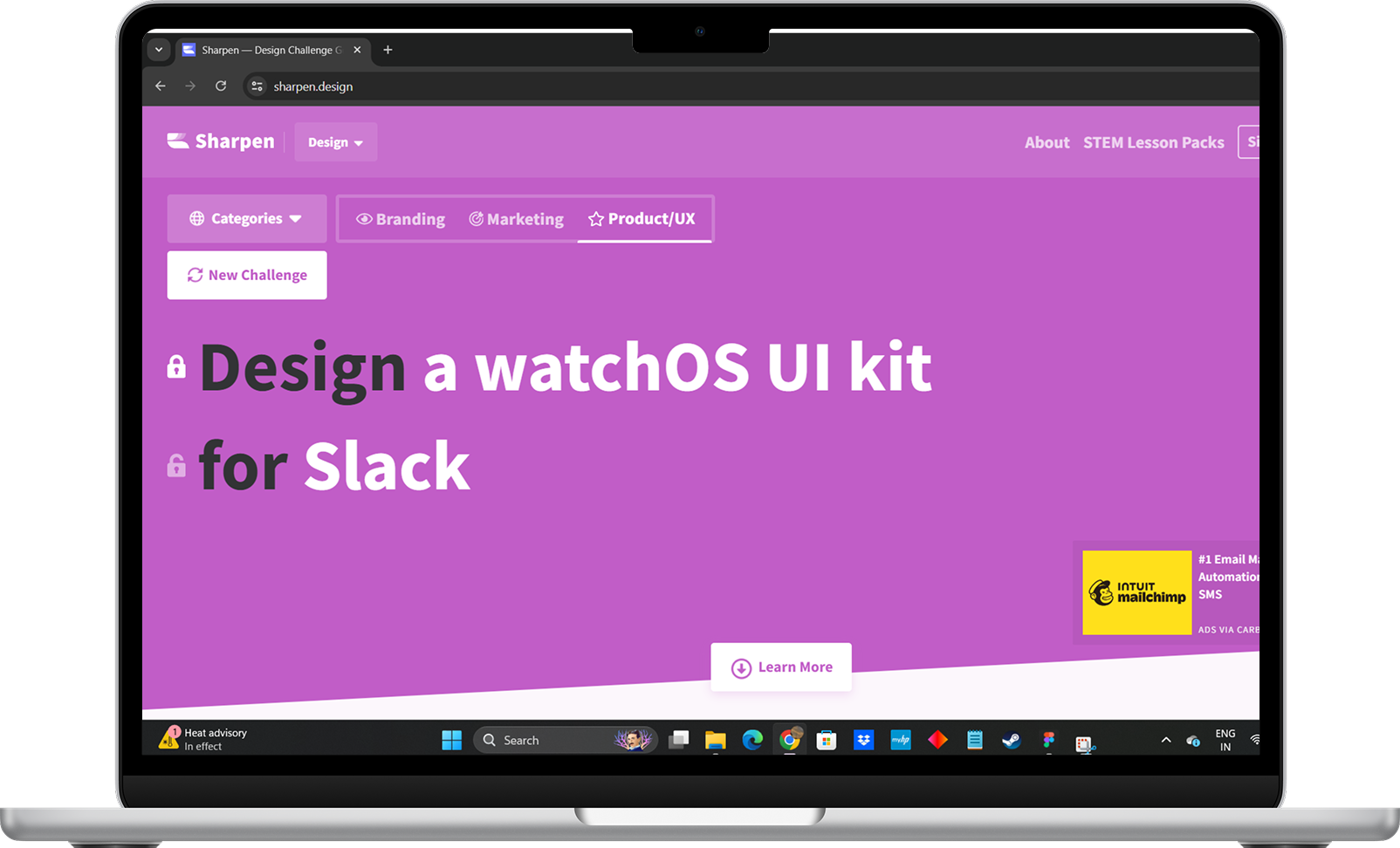 Slack Challenge - Design a watchOS UI kit for Slack