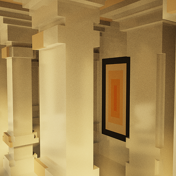 Pillars Voxel Art 4