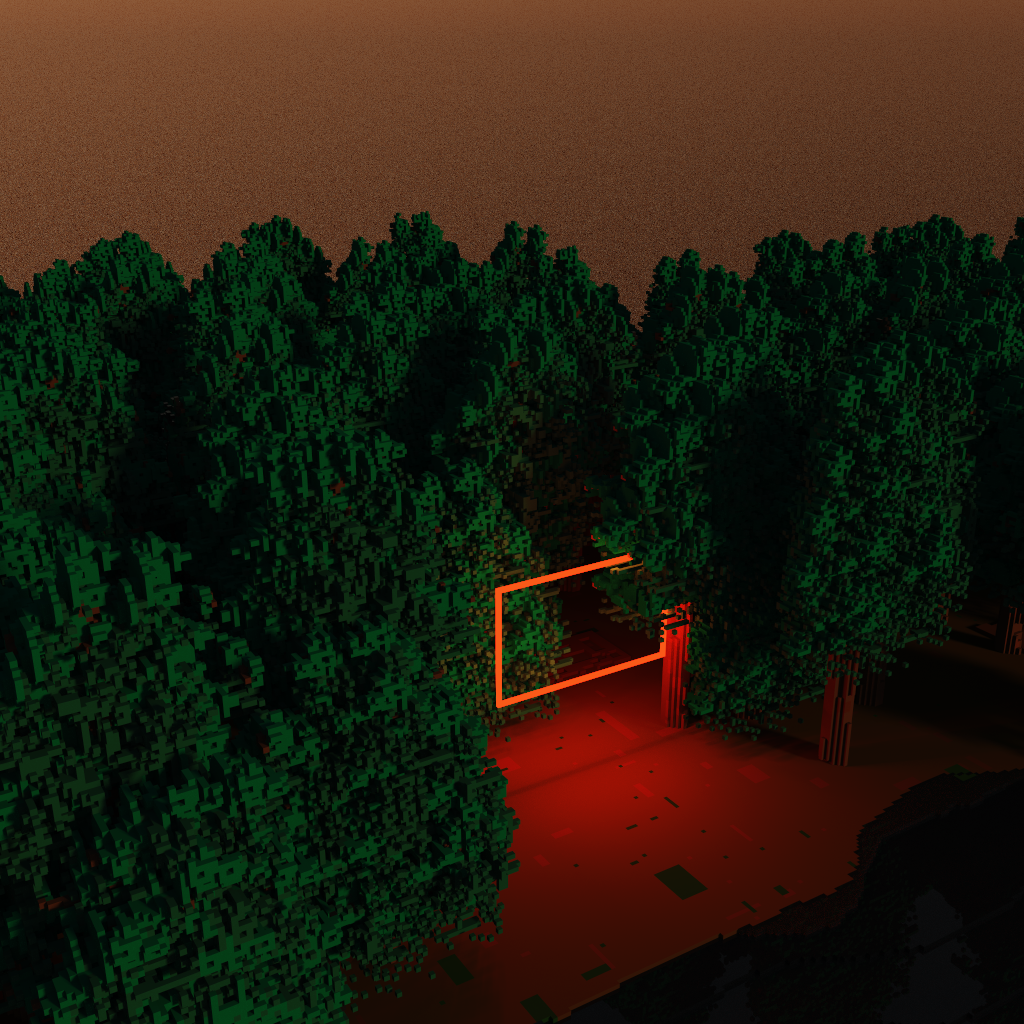 Forest Voxel Art 2
