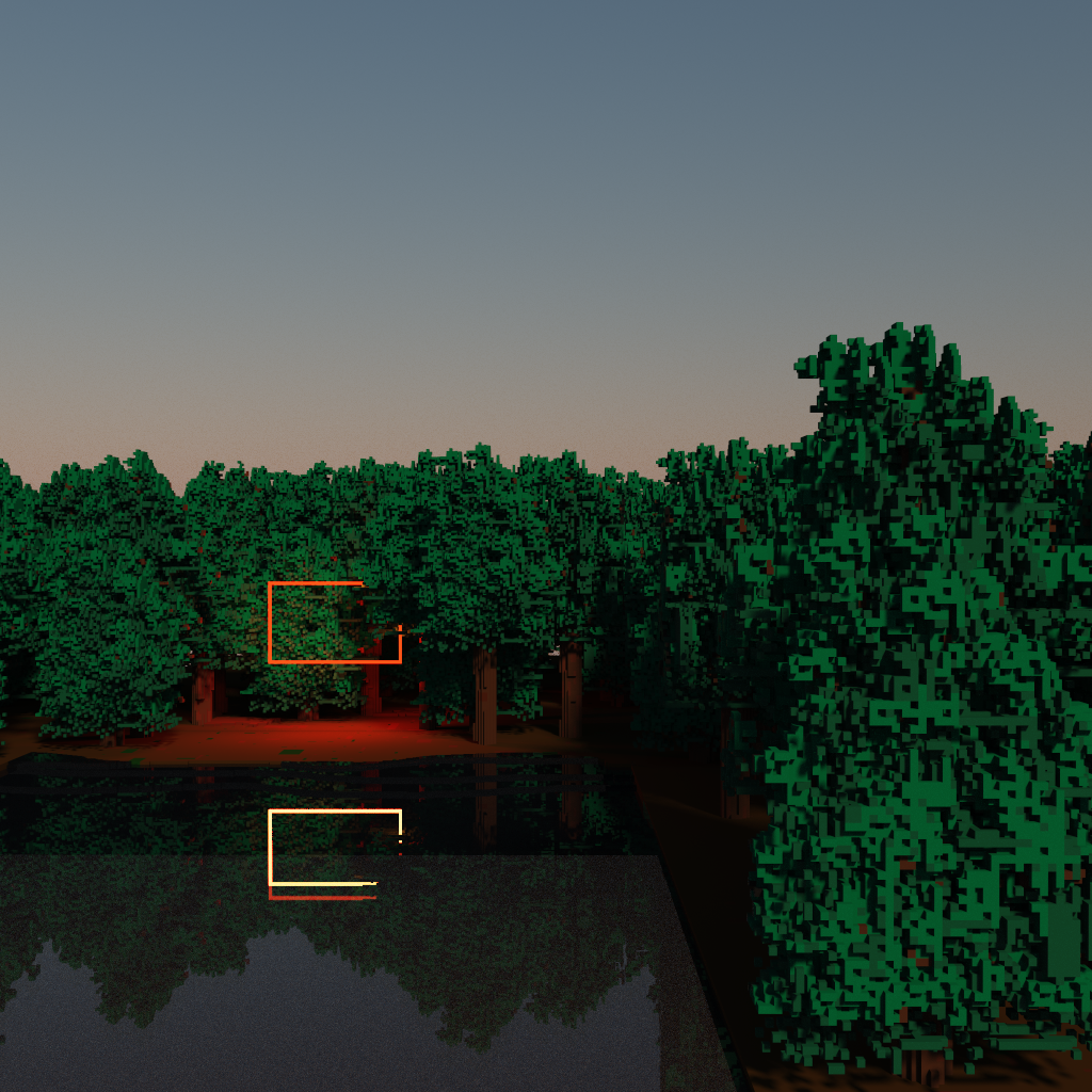 Forest Voxel Art 3