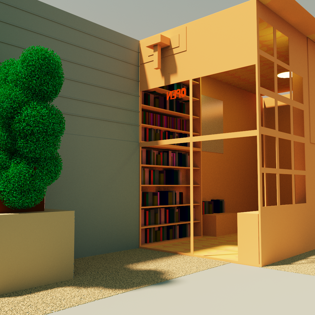 Retro Store Voxel Art 3